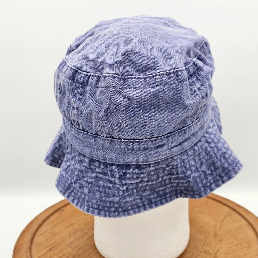 Elmo Sesame Place Heart‎ Bucket Hat Blue Denim SeaWorld Busch Gardens Exclusive